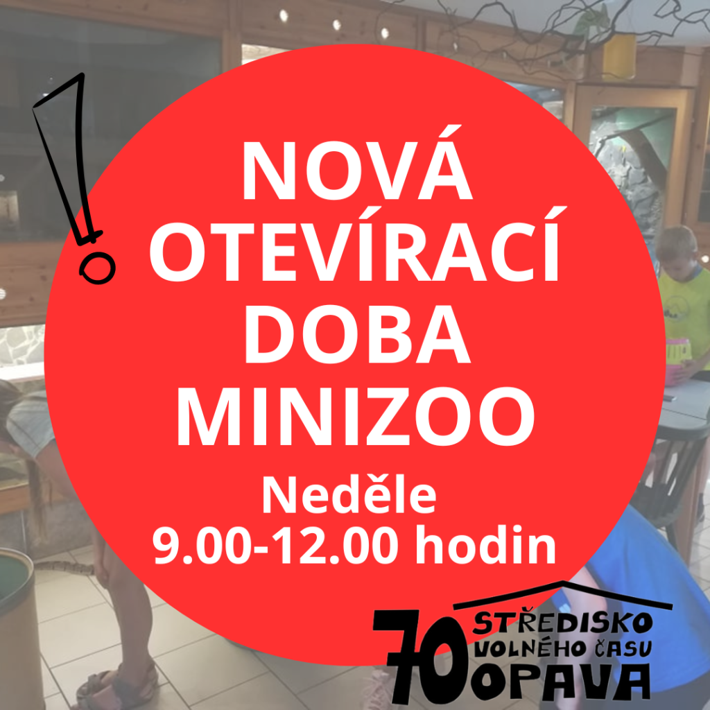 Změna otevírací doby Minizoo