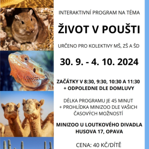 Den zvířat - Život v poušti