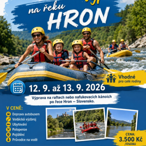Vodácká výprava na řeku HRON